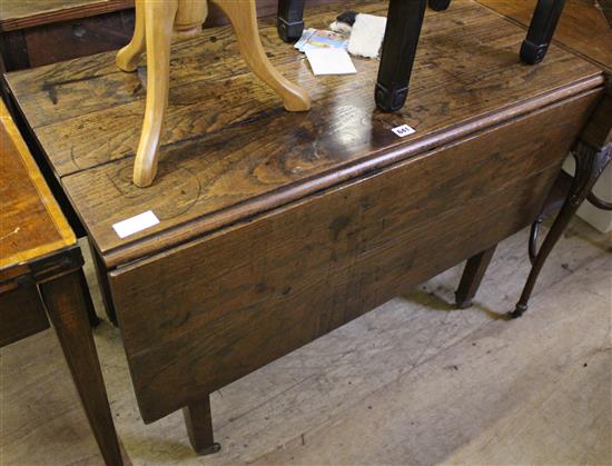 Oak drop leaf table